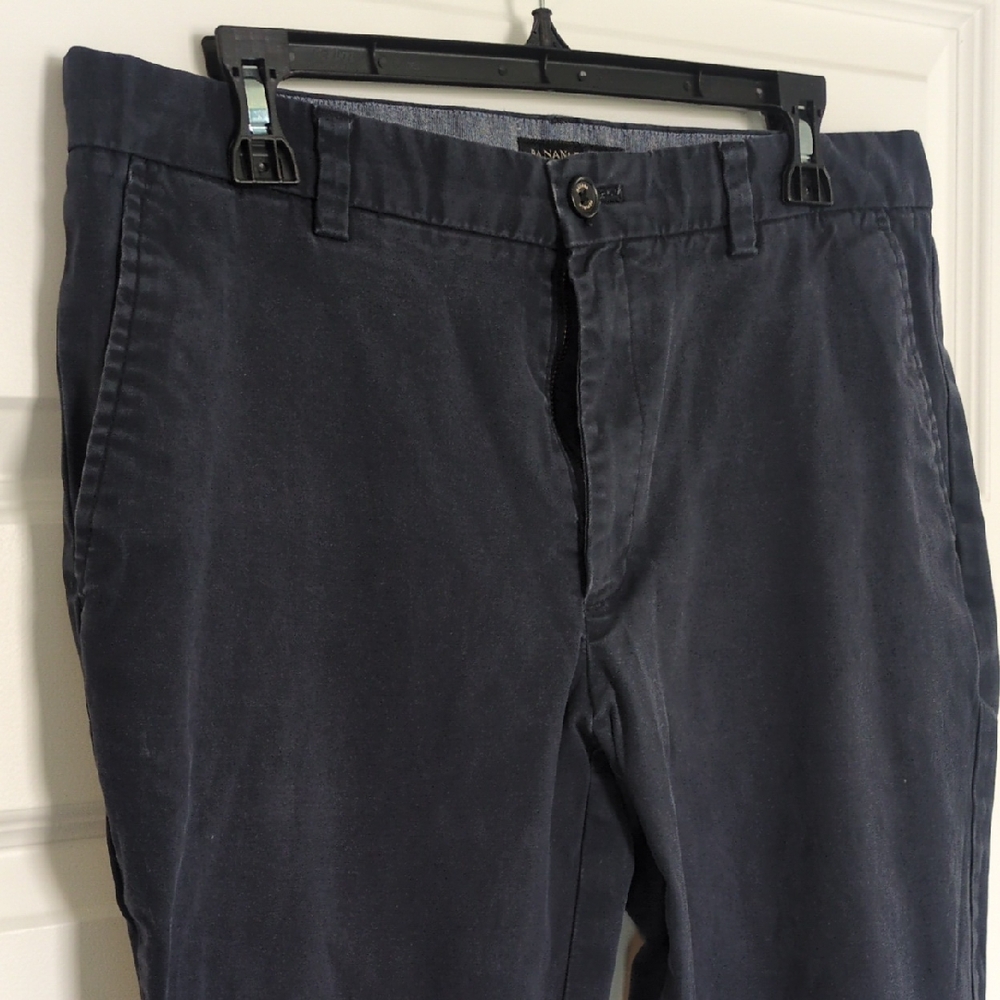 Banana Republic Blue Chinos Classic Cotton Twill